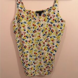 Banana Republic Floral Camisole in Yellow and Blue